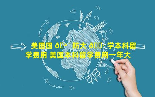 美国国 🪴 防大 🕷 学本科留学费用 美国本科留学费用一年大概多少人民币